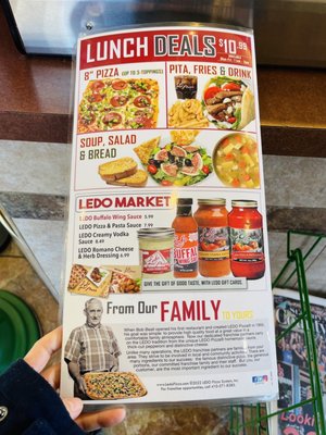 Menu photo 1 Ledo Pizza Leonardtown, MD