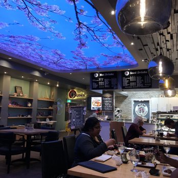 Mitsu Sweet Cafe - Ceiling of apple blossoms and sky - Coffee & Tea Near Me - Moose Jaw, Saskatchewan