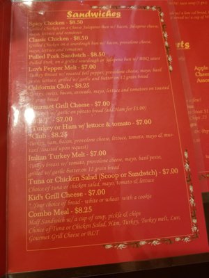 Menu photo 2 Lucy's Orange, TX
