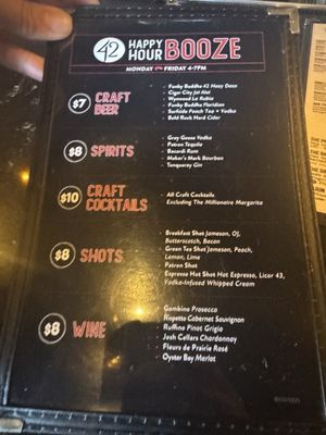 Menu photo 6 Tap 42 Craft Kitchen & Bar - Naples Naples, FL