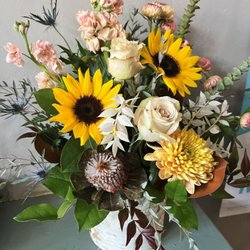 Forget-Me-Not Florist - Fresh Flowers in a Brich Bark Container