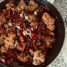 Chili Braised Crispy Chicken W. Red Chili Oil Chili Braised Crispy Chicken W. Red Chili Oil