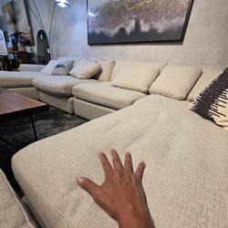 Experience exceptional comfort with this versatile modular sectional.