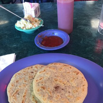 El Curtido - Bean pupusas with curtido and tomato sauce (in the ketchup bottle) - Mexican Near Me - Hacienda Heights, California El Curtido - Bean pupusas with curtido and tomato sauce (in the ketchup bottle) - Mexican Near Me - Hacienda Heights, California