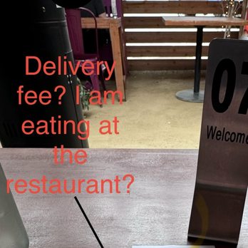 Tacos el Diablo - The seating area and the receipt show unauthorized, undisclosed additional gee. - Tacos Near Me - Oxnard, California Tacos el Diablo - The seating area and the receipt show unauthorized, undisclosed additional gee. - Tacos Near Me - Oxnard, California