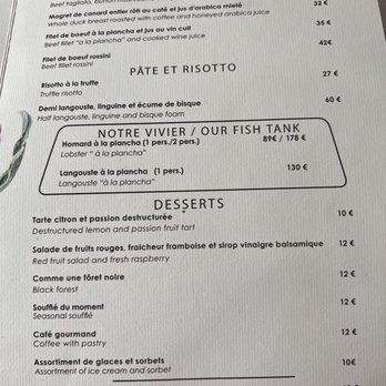 La Langouste - Menu - Mediterranean Near Me - Nice, 06