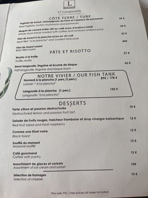 Menu photo 1 La Langouste Nice, 06