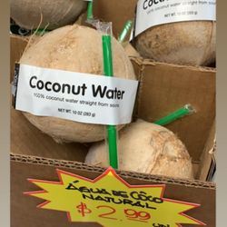 Rio's Meat Market - These coconuts are filled with the best tasting coconut water
