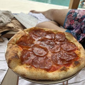 Kassi Beach - Hot honey pepperoni pizza - Italian Near Me - Las Vegas, Nevada Kassi Beach - Hot honey pepperoni pizza - Italian Near Me - Las Vegas, Nevada