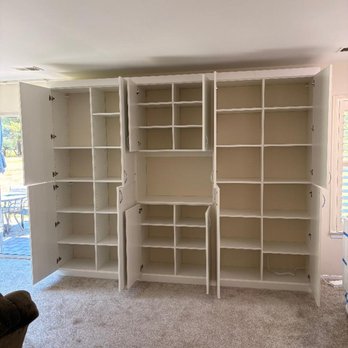 Closets by Design - Long Island - Larger Unit = Storage Shelves - Interior Design Near Me - Bohemia, New York