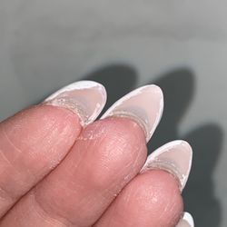 Fl Nails - Over-glued and unevenly shaped tips.