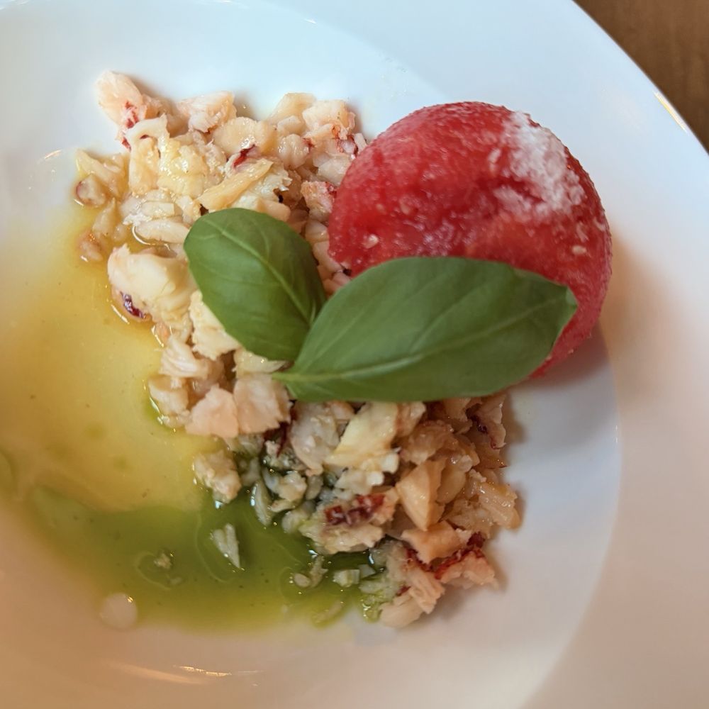 Ursa - Lobster, watermelon & basil salad. Refreshing!! - Wine Bars Near Me - Mammoth Lakes, California Ursa - Lobster, watermelon & basil salad. Refreshing!! - Wine Bars Near Me - Mammoth Lakes, California