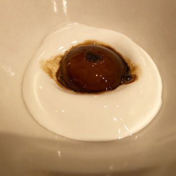 Smyth - Egg Yolk Soaked in Salted Licorice with Frozen Yogurt Meringue - New American Near Me - Chicago, Illinois