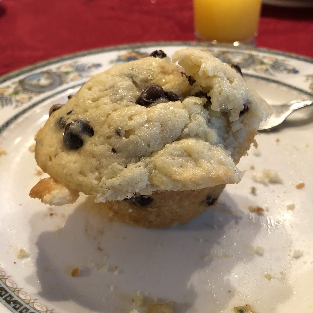 Parsonage Inn - Chocolate chip muffin. - Hotels Near Me - Saint Michaels, Maryland Parsonage Inn - Chocolate chip muffin. - Hotels Near Me - Saint Michaels, Maryland