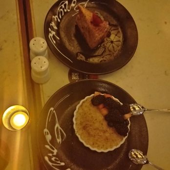 Fogo de Chão - Cheesecake Brûlée + Crème Brûlée - Brazilian Near Me - Pasadena, California