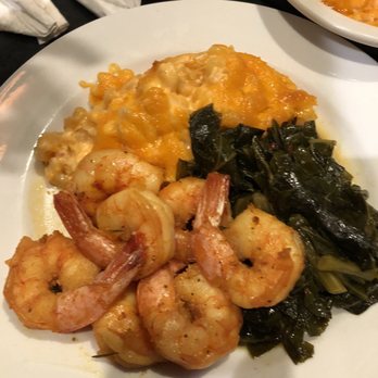 Melba's Restaurant - Shrimp Creamy Trs Mac & Cheese. Collard greens - Southern Near Me - New York, New York