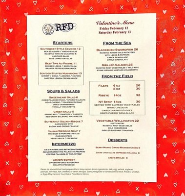 Menu photo 2 RFD Franklin Franklin, IN