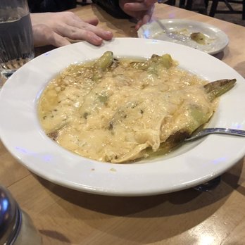 Rizzo's Malabar Inn - Hot banana peppers with Asiago cheese - Italian Near Me - Crabtree, Pennsylvania Rizzo's Malabar Inn - Hot banana peppers with Asiago cheese - Italian Near Me - Crabtree, Pennsylvania