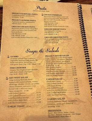 Menu photo 7 Peg Leg Pete's Pensacola Beach, FL