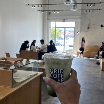 Grid Coffee - Cream Matcha Latte - Coffee & Tea Near Me - Diamond Bar, California Grid Coffee - Cream Matcha Latte - Coffee & Tea Near Me - Diamond Bar, California