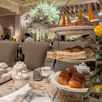 The Drake - High tea at Palm Court inside The Drake Hotel Chicago for an Indian wedding. Included live harp music. - Hotels Near Me - Chicago, Illinois