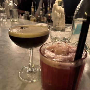 Belmont - Espresso martini and.. bourbon berry thing cocktail - Cocktail Bars Near Me - Seattle, Washington