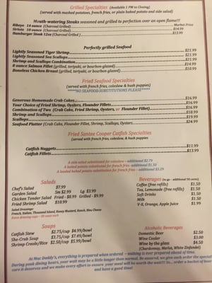 Menu photo 3 MacDaddy's Restaurant Cross, SC Menu photo 3 MacDaddy's Restaurant Cross, SC