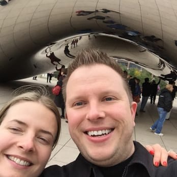 Cloud Gate - Me and Honey at 'the Bean' - Public Art Near Me - Chicago, Illinois