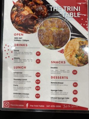 Menu photo 2 The Trini Table Sacramento, CA