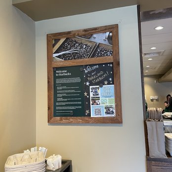 Starbucks - Inside sign - Coffee & Tea Near Me - Parkland, Florida Starbucks - Inside sign - Coffee & Tea Near Me - Parkland, Florida