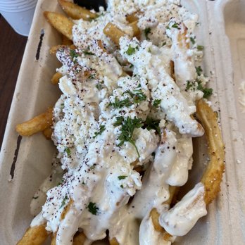 Gyro Heroes - Garlic fries - Mediterranean Near Me - Seattle, Washington