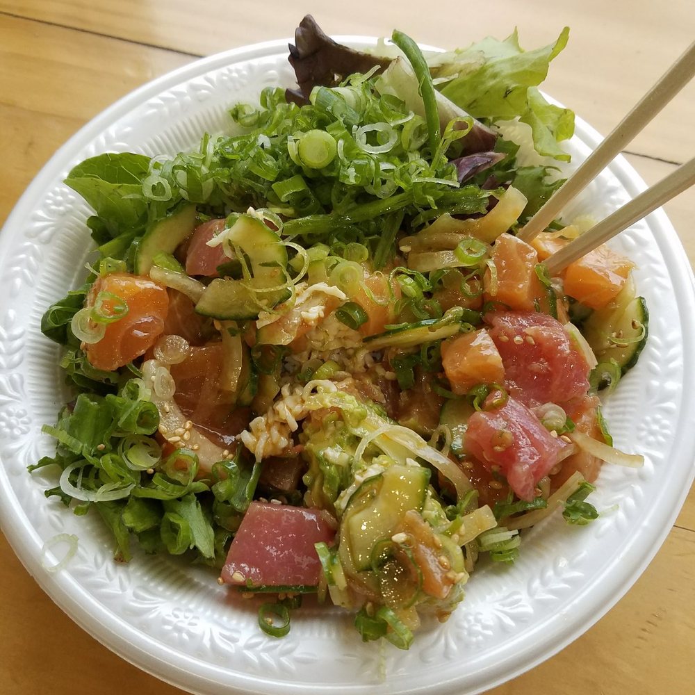 PokiNometry - Medium poke with salad - Japanese Near Me - Anaheim, California PokiNometry - Medium poke with salad - Japanese Near Me - Anaheim, California