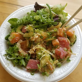 PokiNometry - Medium poke with salad - Japanese Near Me - Anaheim, California