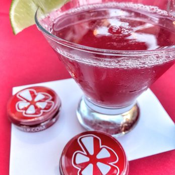 Cali BBQ - Drinks on drinks... pomegranate martini - Barbeque Near Me - Spring Valley, California