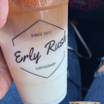 Erly Rush - Sugar free Iced Coconut Macchiato - Coffee & Tea Near Me - Muskogee, Oklahoma Erly Rush - Sugar free Iced Coconut Macchiato - Coffee & Tea Near Me - Muskogee, Oklahoma