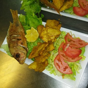 Caribbean Restaurant - Redsnapper with Tostones And salad. Very delicious - Caribbean Near Me - Meriden, Connecticut Caribbean Restaurant - Redsnapper with Tostones And salad. Very delicious - Caribbean Near Me - Meriden, Connecticut