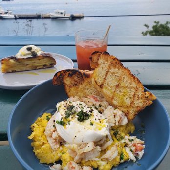 Abel's Lobster - Brunch, crab burrata scramble - Seafood Near Me - Mount Desert, Maine