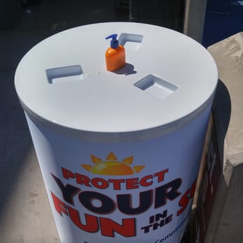 Cashman Field - Complimentary sun screen dispenser - Stadiums & Arenas Near Me - Las Vegas, Nevada