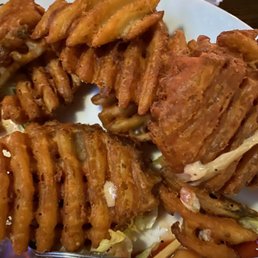 Waffle fries