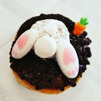 John's Donuts - a chocolate donut with bunny ears on top - Donuts Near Me - Frisco, Texas John's Donuts - a chocolate donut with bunny ears on top - Donuts Near Me - Frisco, Texas