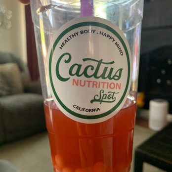 Cactus Nutrition Spot - Galaxy tea w/boba - Coffee & Tea Near Me - Murrieta, California