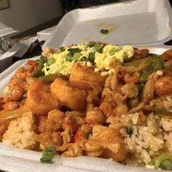 Hot Food Express - Crawfish and shrimp with fried rice