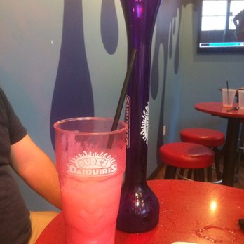 Dude's Daiquiries - 25oz (purple) and 32oz (pink) Frozen Daiquiris. - Cocktail Bars Near Me - Gatlinburg, Tennessee