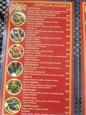 Menu photo 2 La Bartola Zacatecas, ZAC
