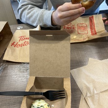 Tim Horton’s - Egg white & spinach "omelette bites" - Coffee & Tea Near Me - Corfu, New York Tim Horton’s - Egg white & spinach "omelette bites" - Coffee & Tea Near Me - Corfu, New York