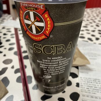 Firehouse Subs - a cup of coffee on a table - Fast Food Near Me - Louisville, Kentucky Firehouse Subs - a cup of coffee on a table - Fast Food Near Me - Louisville, Kentucky