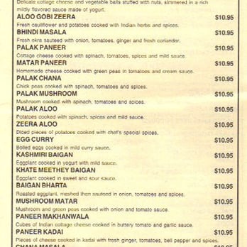 Tadka Fine Indian Cuisine - page 3 of menu - Indian Near Me - Secaucus, New Jersey Tadka Fine Indian Cuisine - page 3 of menu - Indian Near Me - Secaucus, New Jersey