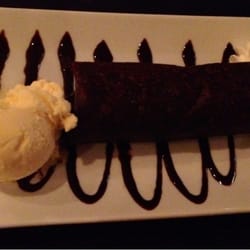 Glen Lakes Country Club - Burrito chocolate with ice cream