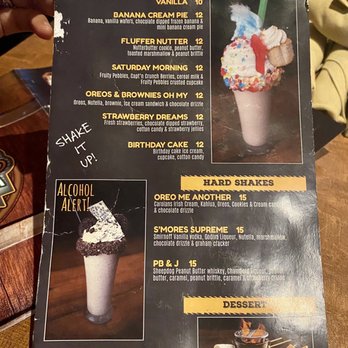 Wisconsin Brew Pub - Shakes menu - Brewpubs Near Me - Wisconsin Dells, Wisconsin Wisconsin Brew Pub - Shakes menu - Brewpubs Near Me - Wisconsin Dells, Wisconsin