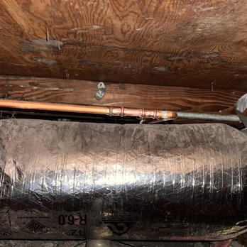 Aaron's Plumbing & Rooter - Pin hole leak with restricted access under house. - Plumbing Near Me - Gilroy, California Aaron's Plumbing & Rooter - Pin hole leak with restricted access under house. - Plumbing Near Me - Gilroy, California